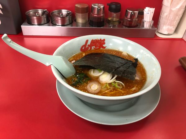 「辛味噌ラーメン810円」@ラーメン山岡家 長野南長池店の写真