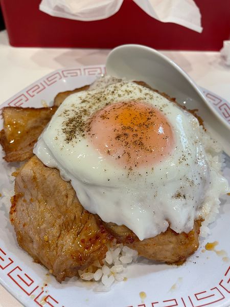「チャーシュー玉子飯」@麺毅家 京都壬生本店の写真