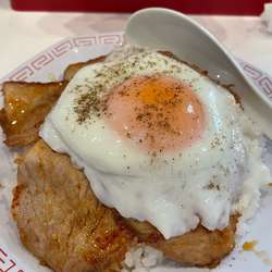 チャーシュー玉子飯