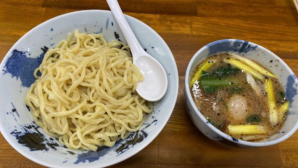 「つけめん鰹 味玉 にんにく鰹」@Made in Tokyo らーめん松の写真