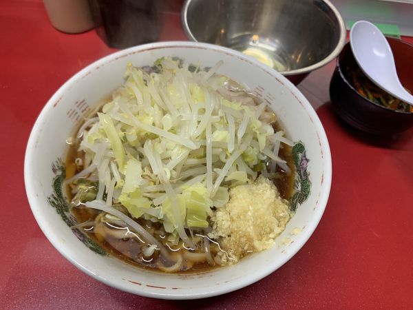 「麺半分豚1枚」@ラーメン二郎 越谷店の写真