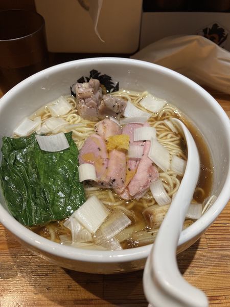 「鴨中華そば大盛り」@満鶏軒の写真