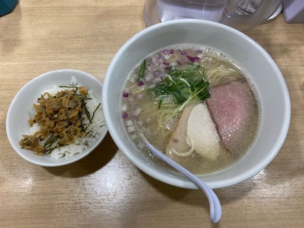 「貝麺・月替わり貝ごはん」@貝麺みかわの写真