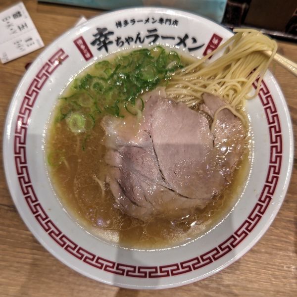 「ラーメン(780円)」@幸ちゃんラーメン 福岡空港店の写真