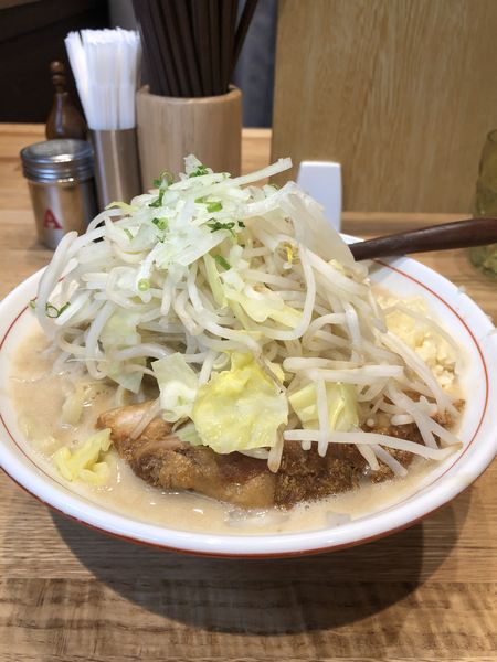 「ラーメン(豚入り)ミニ200g」@(SCLabo)の写真