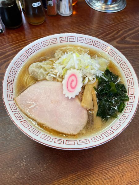 「ワンタン麺（醤油・細麺）」@良温(Ra-on)の写真