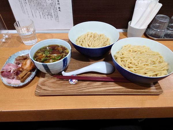 「特製つけ麺(醤油)大盛✖️３」@らーめん亭 ひなり竜王の写真