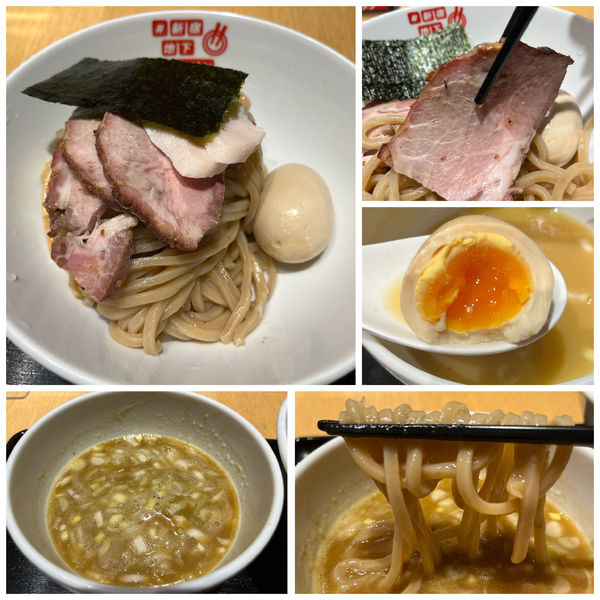 「【特級鶏蕎麦 龍介】特級龍介つけ蕎麦 1500円」@#新宿地下ラーメンの写真