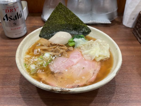 「特製醤油らーめん¥980、ワンタン¥100」@らーめん 一郎の写真