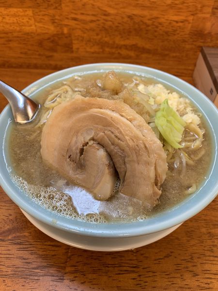「わしっと太麺ラーメン並盛900円」@汁麺屋 どっぷりしやがれの写真