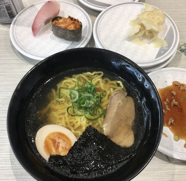 「貝節塩ラーメン(418¥)」@はま寿司 ニューポートひたちなか店の写真