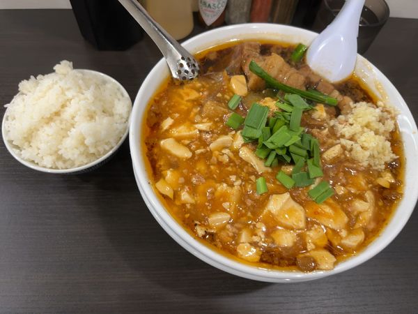 「笑店スタ満（麺少なめ）小ライス」@元祖スタミナ満点らーめんすず鬼 狭山ヶ丘分店の写真