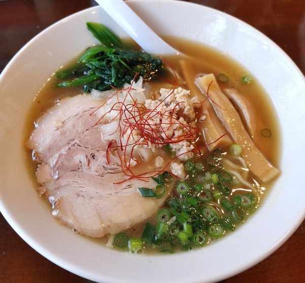 「鶏白湯らーめん(塩)500円【オープン記念価格】」@鶏白湯らーめん 叶の写真