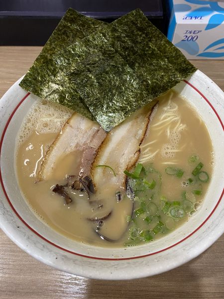 「らーめん＋替え玉」@麺場 絆1048の写真