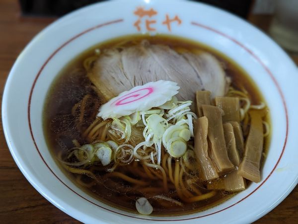 「庄内産のどくろと鯵の中華そば」@花やラーメンの写真