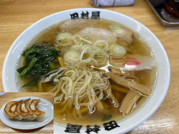 「ラーメン690円、餃子310円」@田村屋の写真