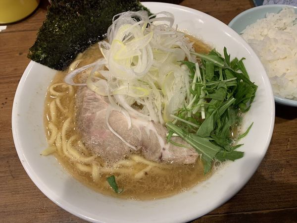 「あご塩ラーメン＋ライス」@吉祥寺 武蔵家 両国店の写真