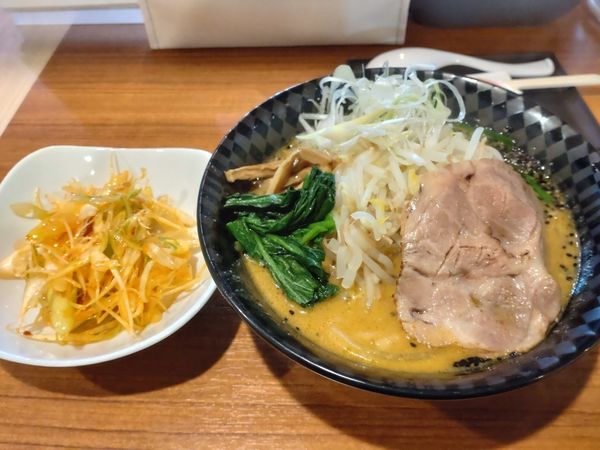 「みそそば　辛ネギトッピング」@中華そば GO.TO.KU ～義～の写真