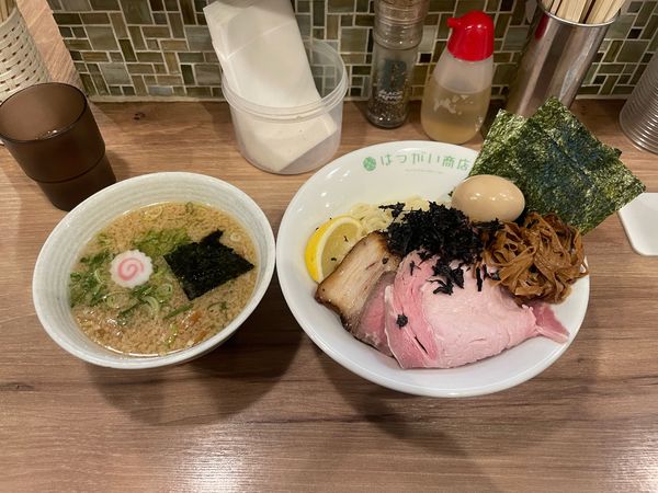 「【限定】背脂坂戸つけめん」@はつがい商店の写真
