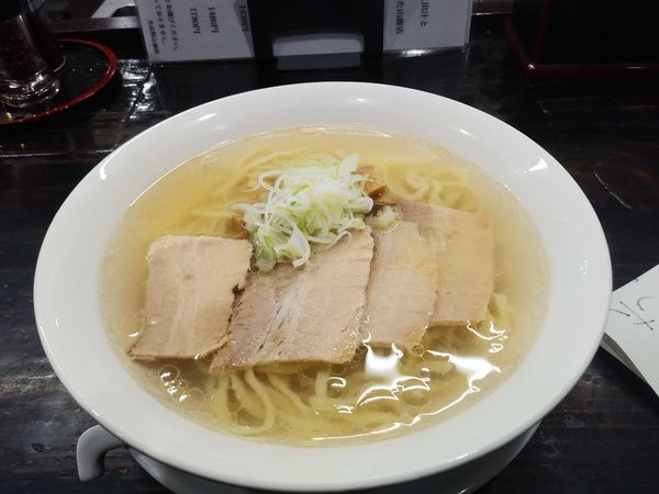 「会津山塩と帆立のらぁ麺大盛り　1100円」@うえんで 山鹿店の写真