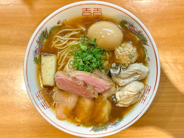 「★＜水曜日特別営業＞鴨と牡蠣らーめん🍜¥1,200」@麺処 ほん田 東十条店の写真