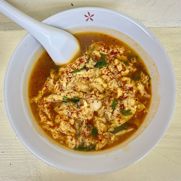 「辛麺 大辛5倍（800円）」@大塚辛麺の写真