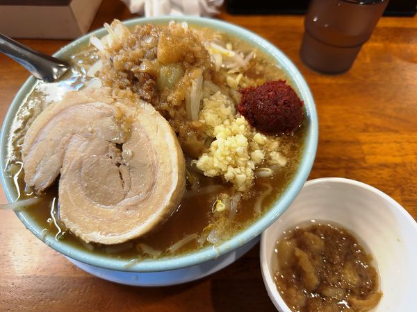 「わしっとラーメン＋辛味噌」@汁麺屋 どっぷりしやがれの写真
