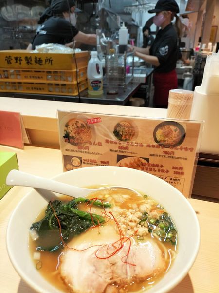 「鶏白湯らーめん塩￥５００（開店記念割引）」@鶏白湯らーめん 叶の写真