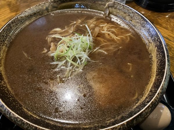 「中華そば中（980円）＆煮卵（140円）」@もちもちの木 野田店の写真