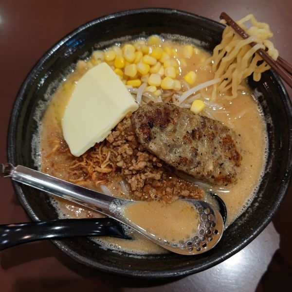 「仙台味噌らーめんバターコーン大盛(1200円)」@味噌乃屋 田所商店 エスパル仙台店の写真