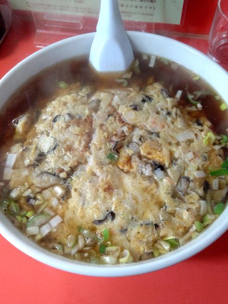 「カニタマラーメン　830円」@中華料理 松屋軒の写真