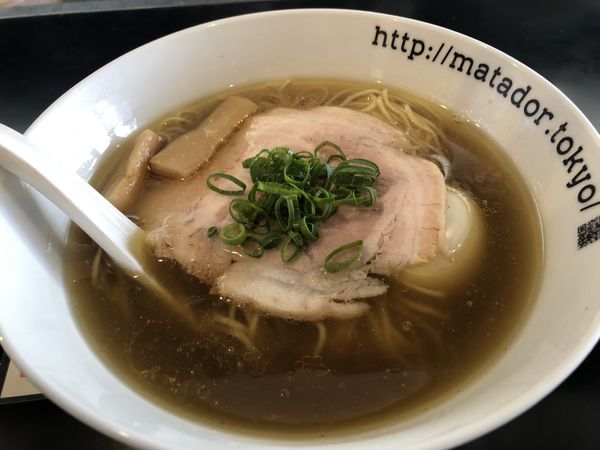 「味玉塩ラーメン」@柳麺マタドールの写真