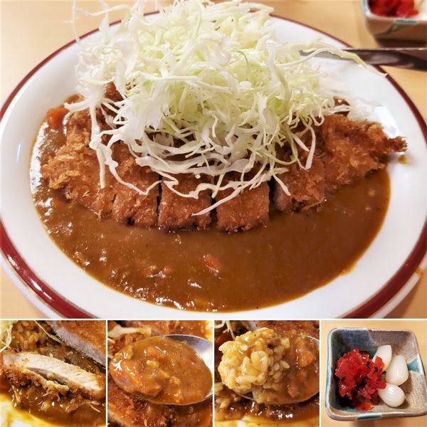 「カツカレーライス　1000円」@夏の家の写真