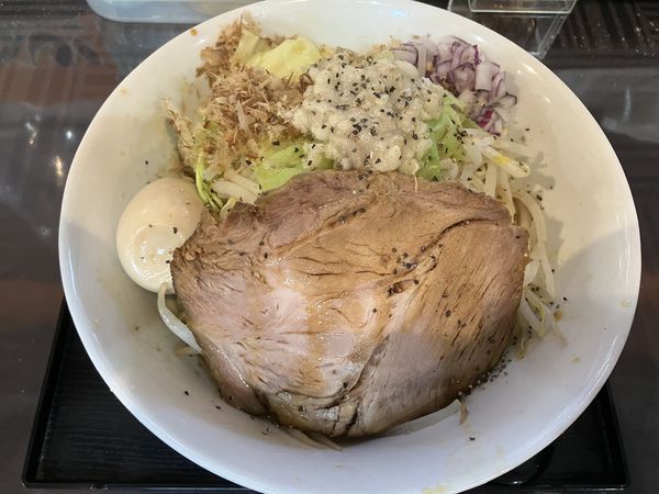 「まぜそば」@麺屋 うめはら あずま店の写真