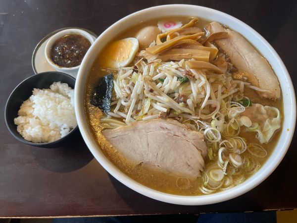 「🉐中華そば＋味脂＋半ライス」@東池袋大勝軒 しのやの写真