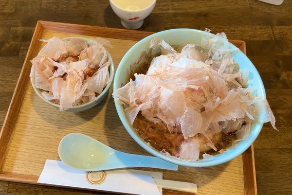 「限定 本枯れぶしと京小麦 & 白飯小」@自家製麺と定食 弦乃月の写真