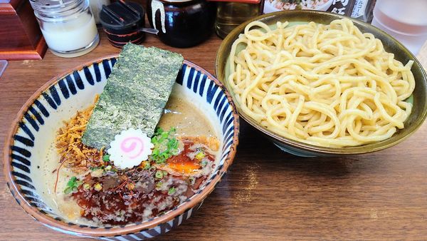 「辛搾り(中･あつもり)」@つけめん 三三㐂の写真