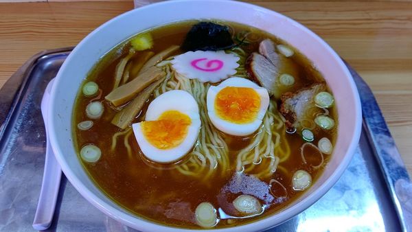 「玉子入りそば」@大勝軒 武蔵高萩店の写真