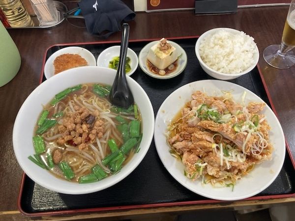 「台湾ラーメンセット ¥800」@台湾料理 幸楽園の写真