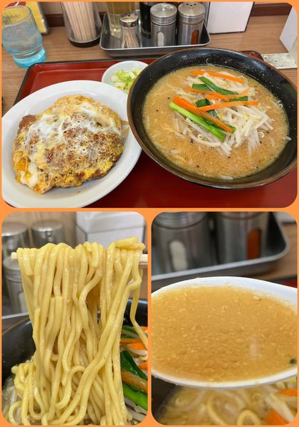 「カツ丼セット¥950」@らーめん まるともの写真