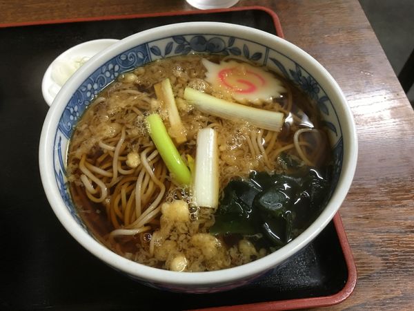 「たぬきそば(牛丼セット)」@そば 栄家の写真