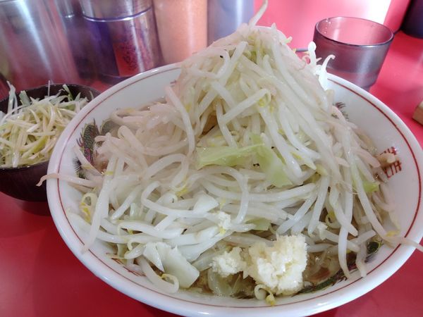 「小ラーメン＋ネギ」@ラーメン二郎 千葉店の写真