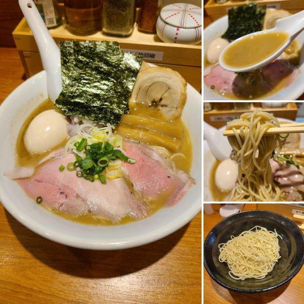 「特製焼きあご煮干濃厚らぁめん＋替え玉 濃厚らぁ」@焼きあご煮干しらぁめん はなかぜの写真