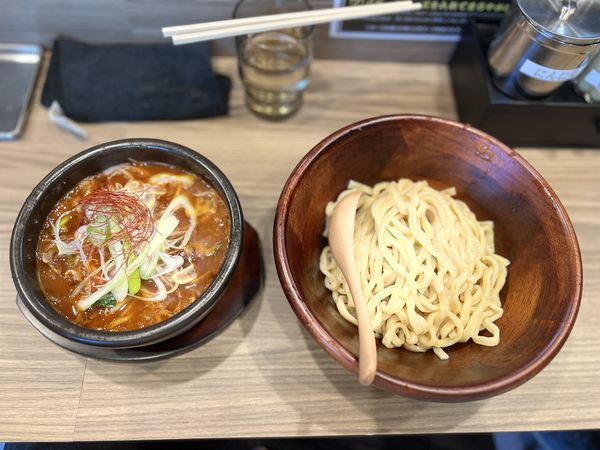 「辛つけ 980円＋無料トッピング野菜」@Stand By Meの写真