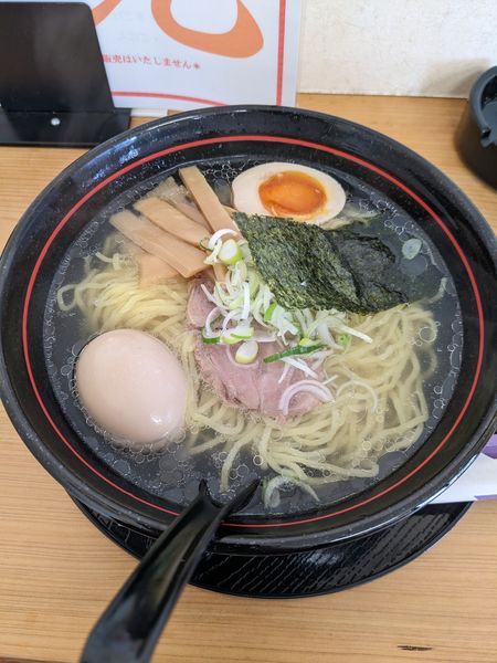 「塩煮玉子ら〜めん」@麺や 壽光の写真