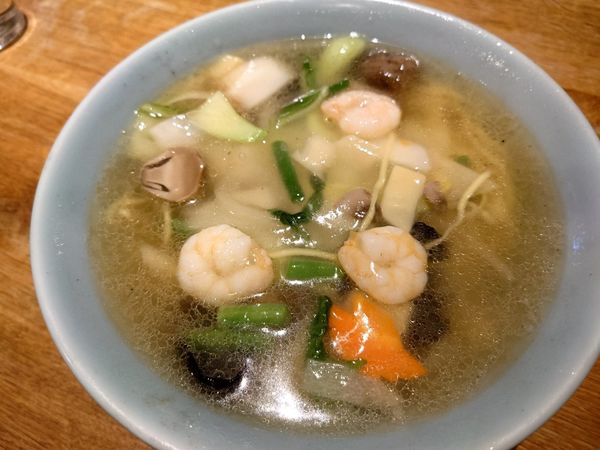「海老ラーメン1020円」@中国菜館 飛鳥の写真