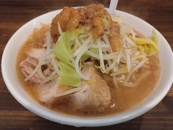 「ラーメン200g」@男気らーめん アカギの写真
