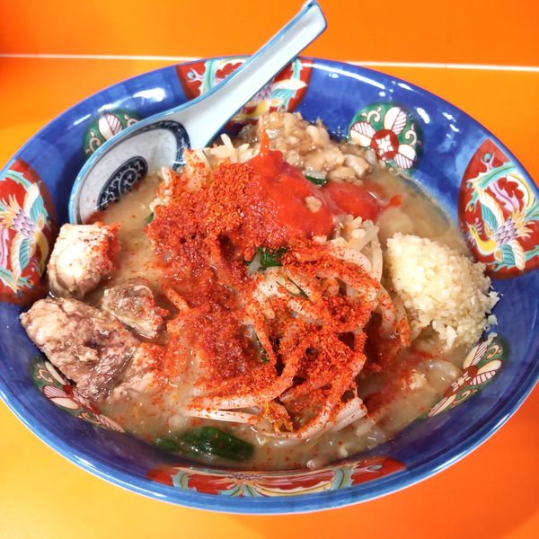 「じゃんカラみそ背脂ニンニクマシ(¥900)」@元祖ニュータンタンメン本舗×ニューみそ屋 五反田店の写真