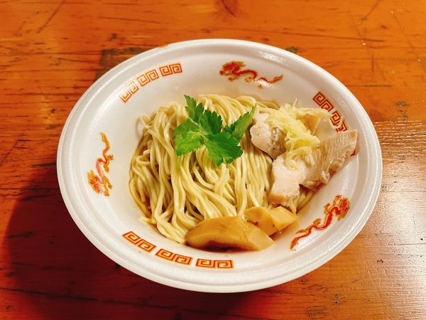 「越乃極にぼ鶏油あえそば」@大つけ麺博 2022の写真