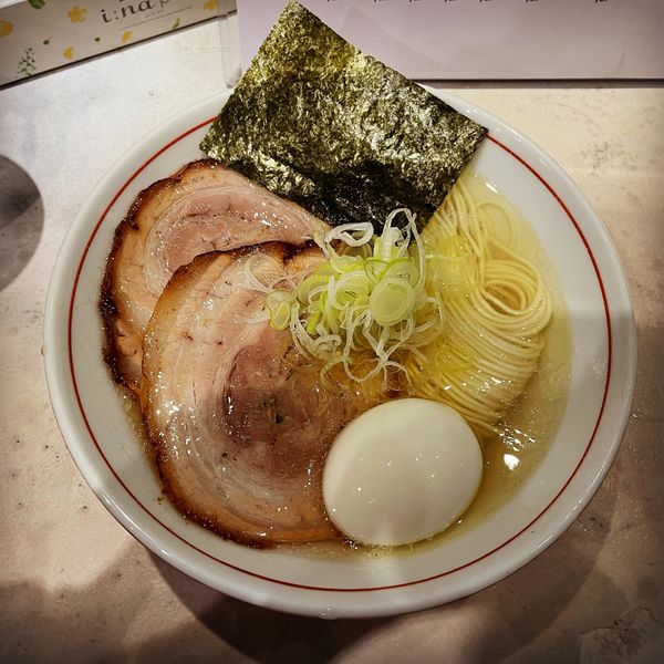 「鶏中華そば塩＋味玉」@麺 コレキヨの写真